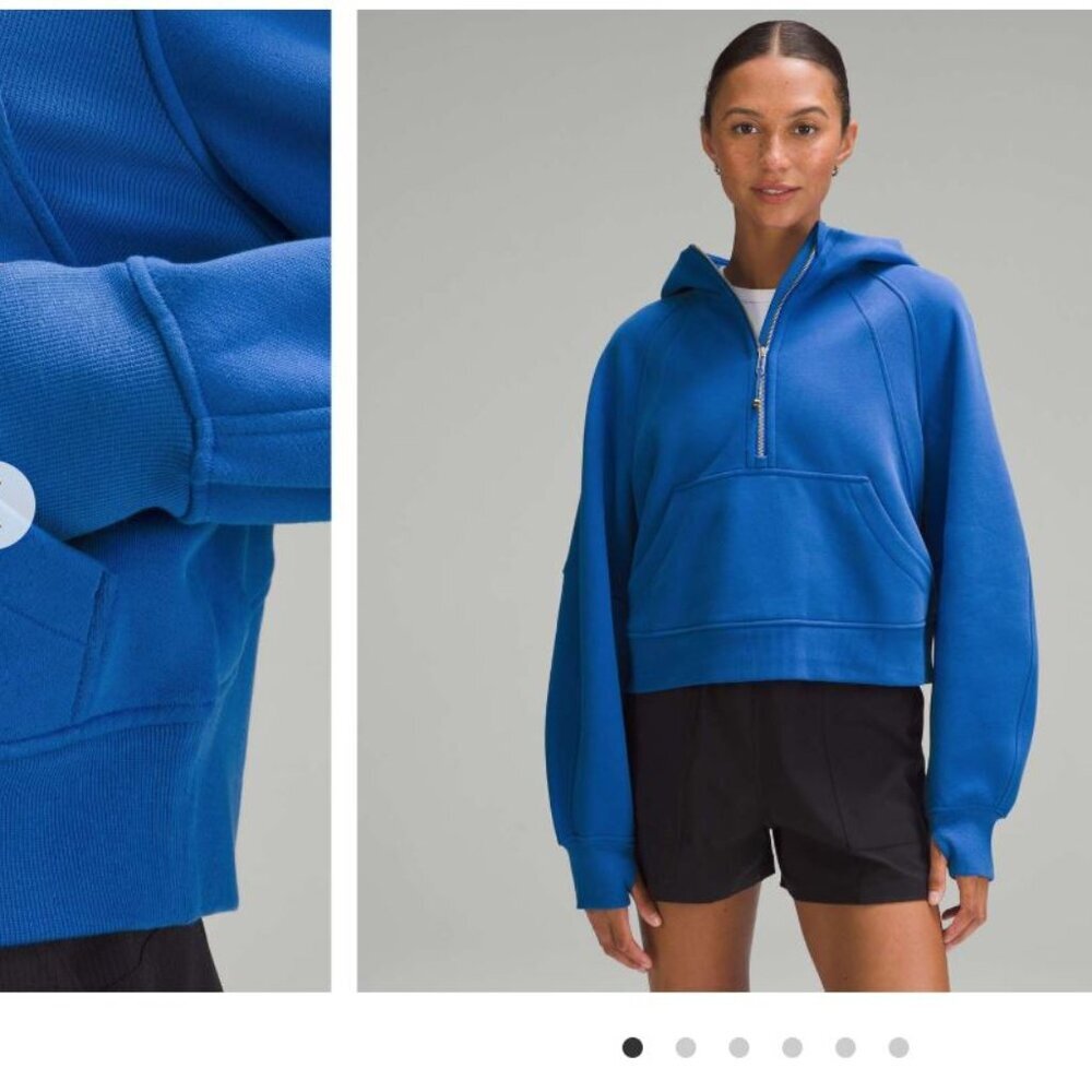 Lululemon m/l Scuba Oversized Half-Zip Hoodie